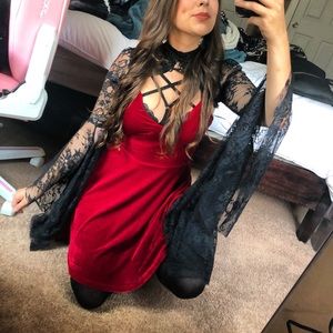 NWT SOLD OUT Dollskill DUSK BEFORE DAWN LACE SHRUG